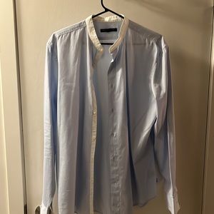 John Varvatos Medium button up Henley dress shirt. In great used condition.